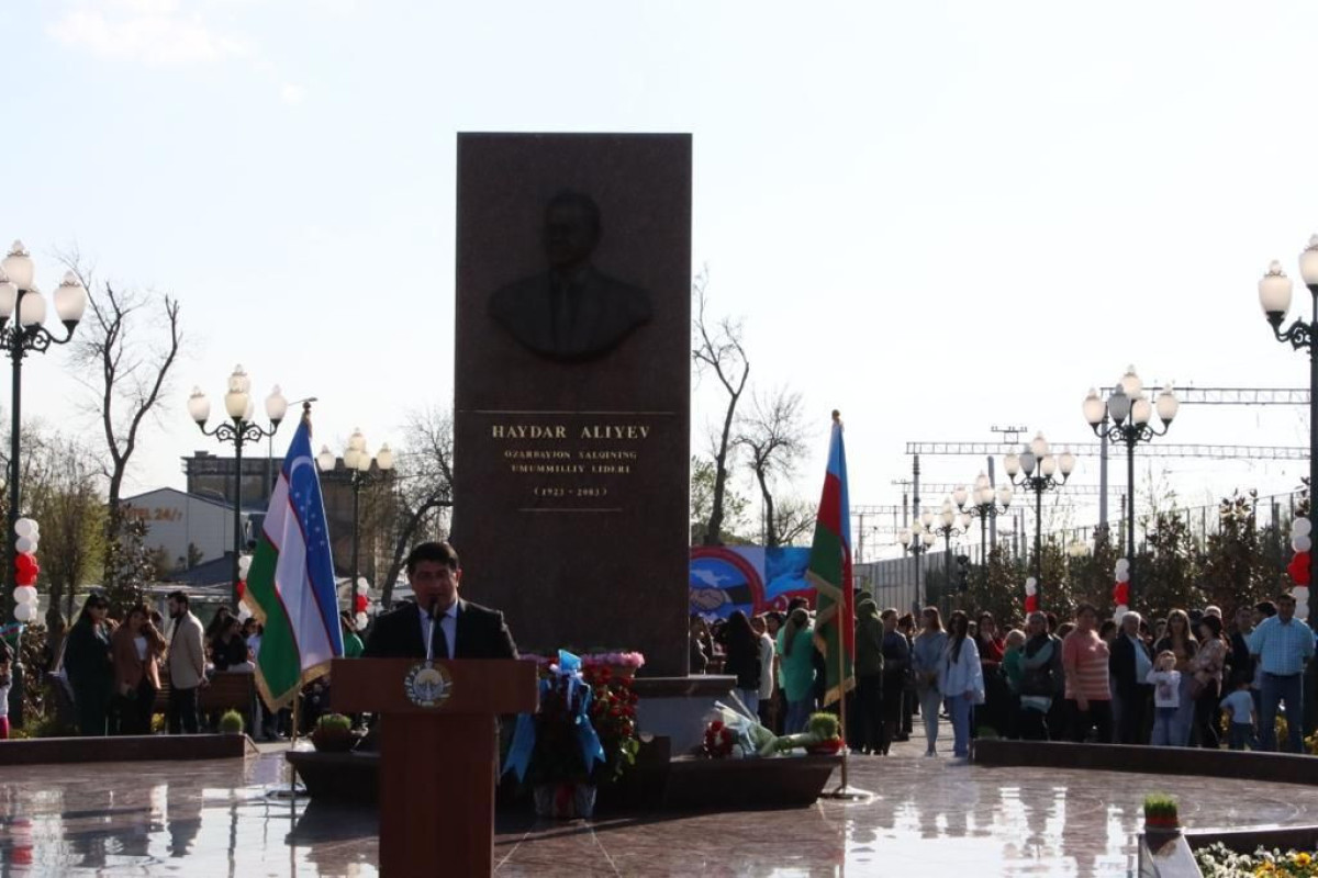 В Ташкенте отметили 100-летие со дня рождения Гейдара Алиева-ФОТО 