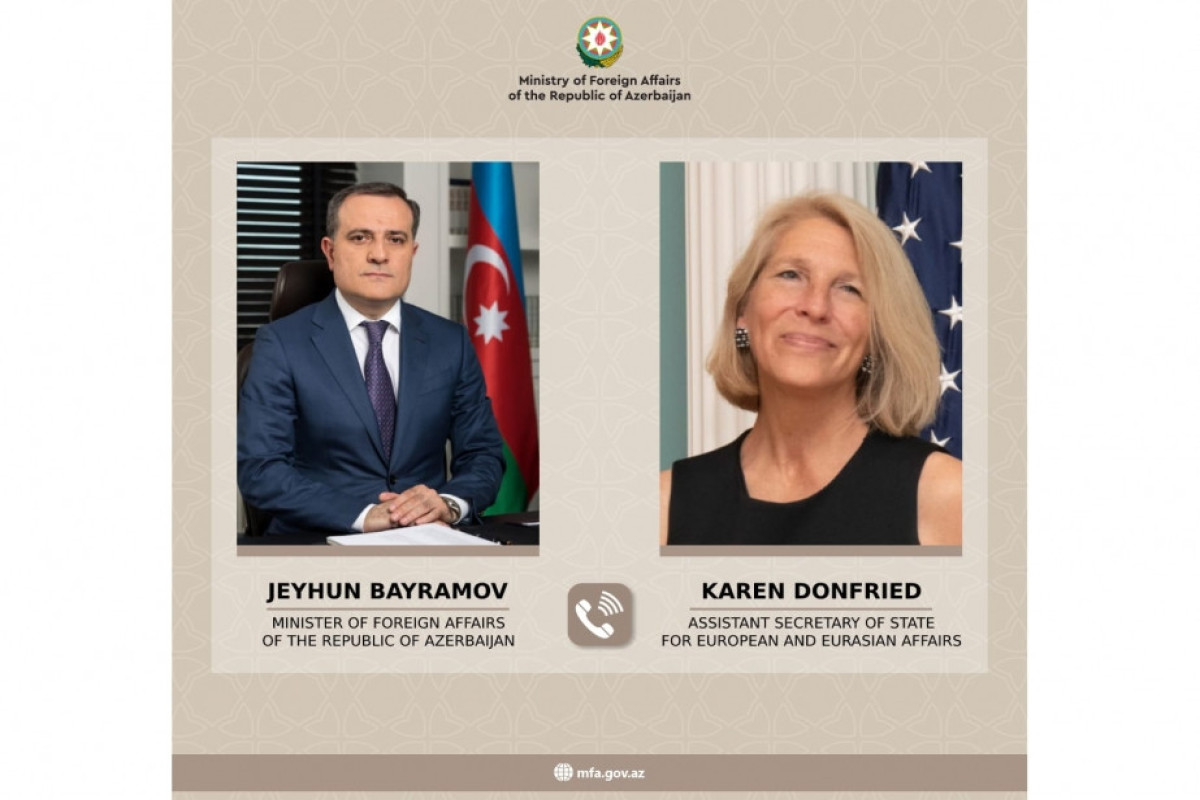 Джейхун Байрамов обсудил с помощником госсекретаря США азербайджано-армянский мирный процесс
