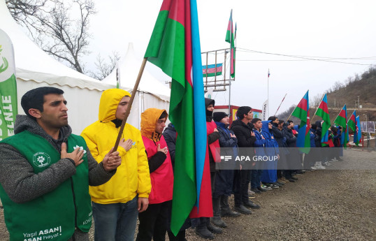 Акция на лачинской дороге  продолжается 106-й день