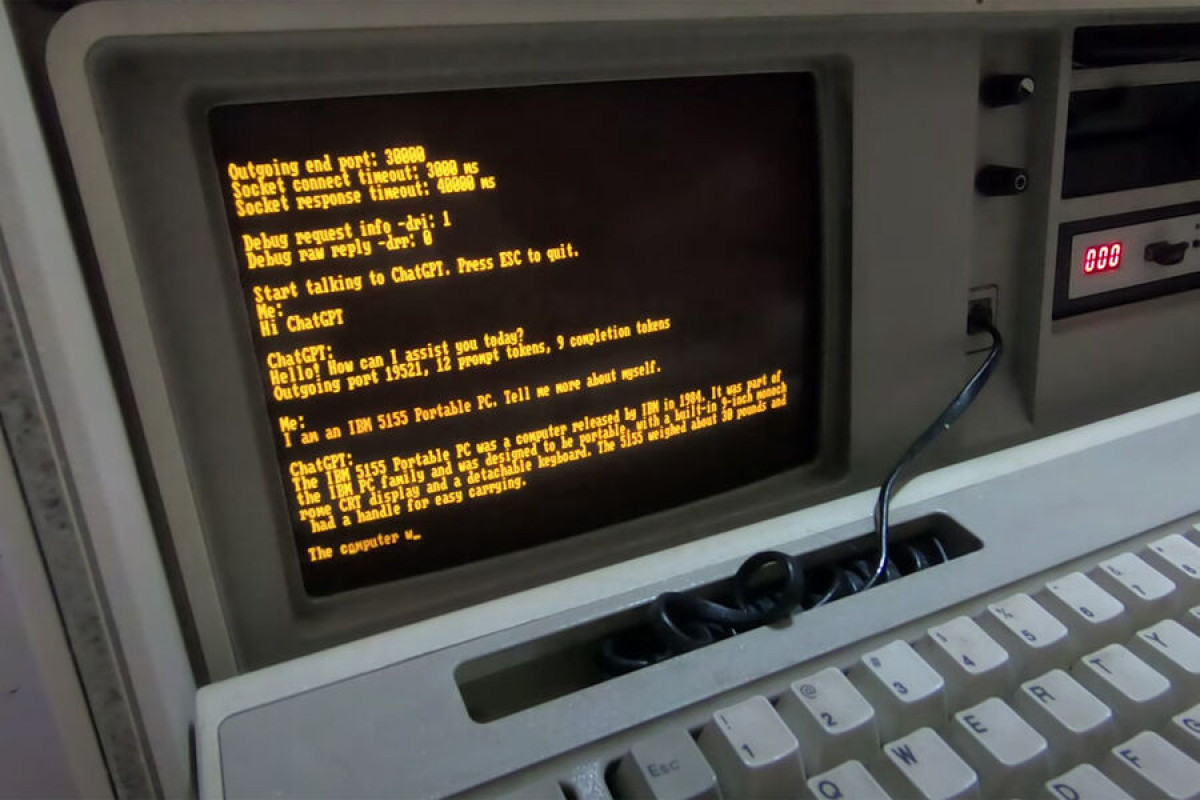 Энтузиаст запустил ChatGPT на компьютере IBM 40-летней давности