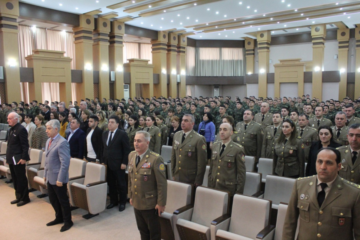 В Академии МЧС состоялось мероприятие, приуроченное ко Дню геноцида азербайджанцев - ФОТО 