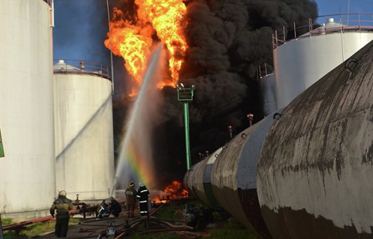 Момент падения БПЛА на резервуар с нефтепродуктами в России попал на камеры-ОБНОВЛЕНО -ВИДЕО 