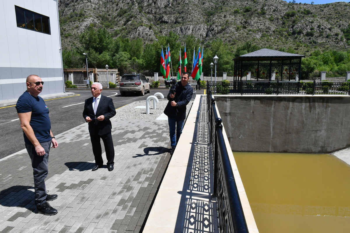 Ильхам Алиев отправился в Зангиланский район-ФОТО 