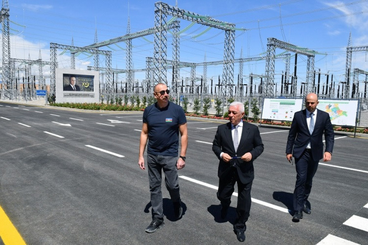 Ильхам Алиев находится с визитом в Джебраильском районе-ФОТО 