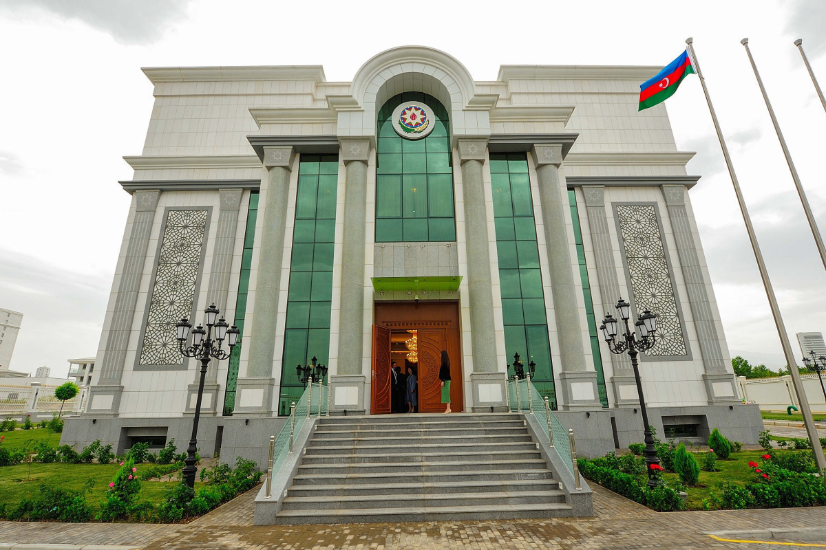 В Туркменистане открылось новое административное здание посольства Азербайджана-ФОТО 
