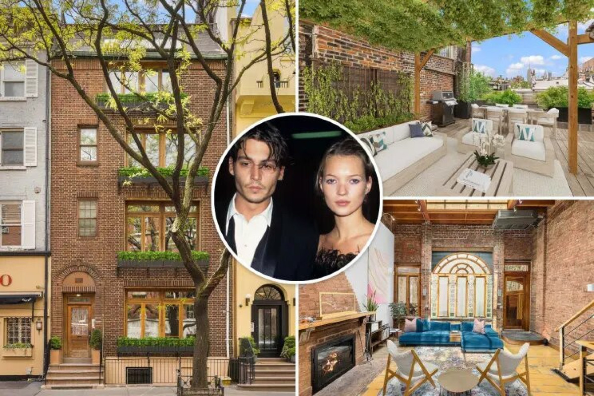 Дом, в котором жили Кейт Мосс и Джонни Депп, выставлен на продажу за $15,5 миллионов