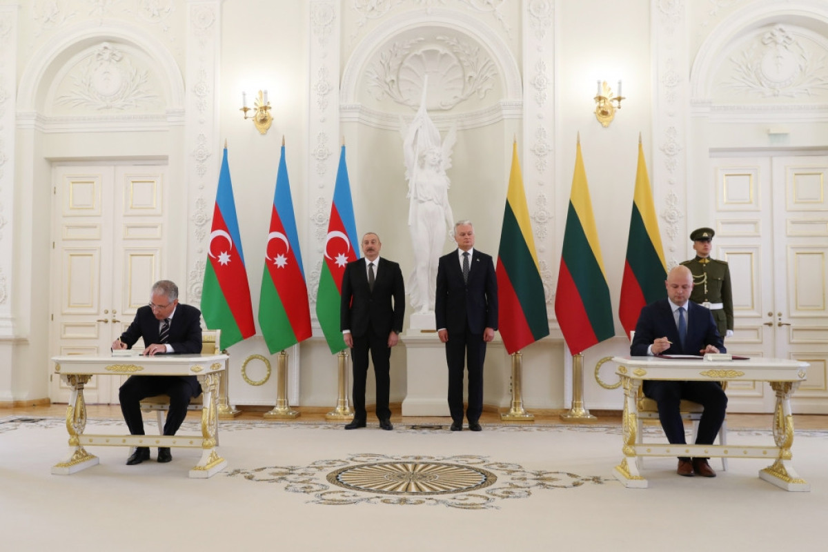Между Литвой и Азербайджаном подписаны документы о сотрудничестве -ФОТО 