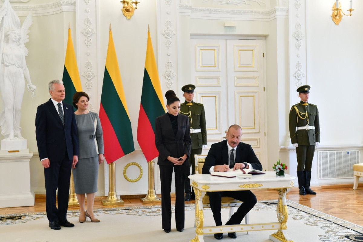 В Вильнюсе состоялась встреча президентов Азербайджана и Литвы в расширенном составе-ОБНОВЛЕНО -ФОТО 
