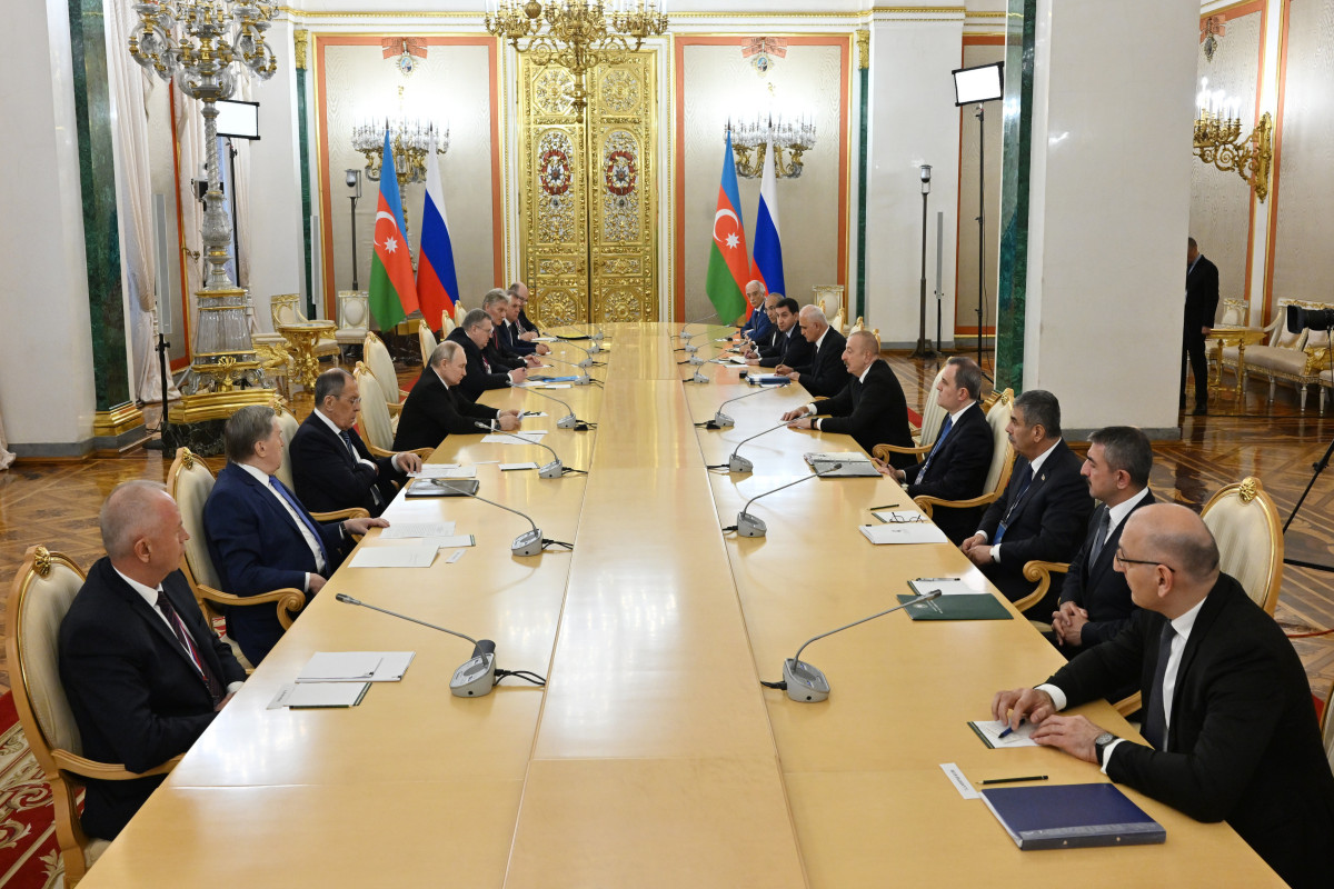 В Москве состоялась встреча Президента Ильхама Алиева с Владимиром Путиным-ОБНОВЛЕНО -ФОТО 