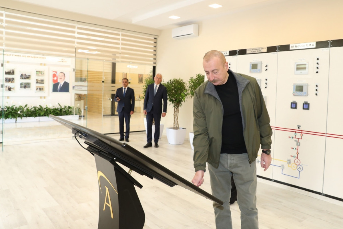 Президент Ильхам Алиев совершил поездку в Лачинский район-ФОТО 