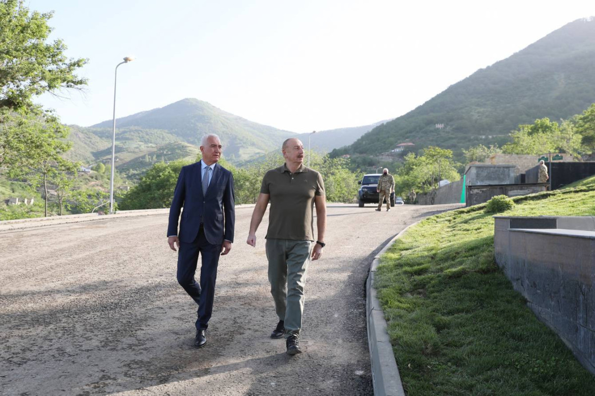 Президент Ильхам Алиев принял участие в ряде мероприятий в городе Лачин-ФОТО 