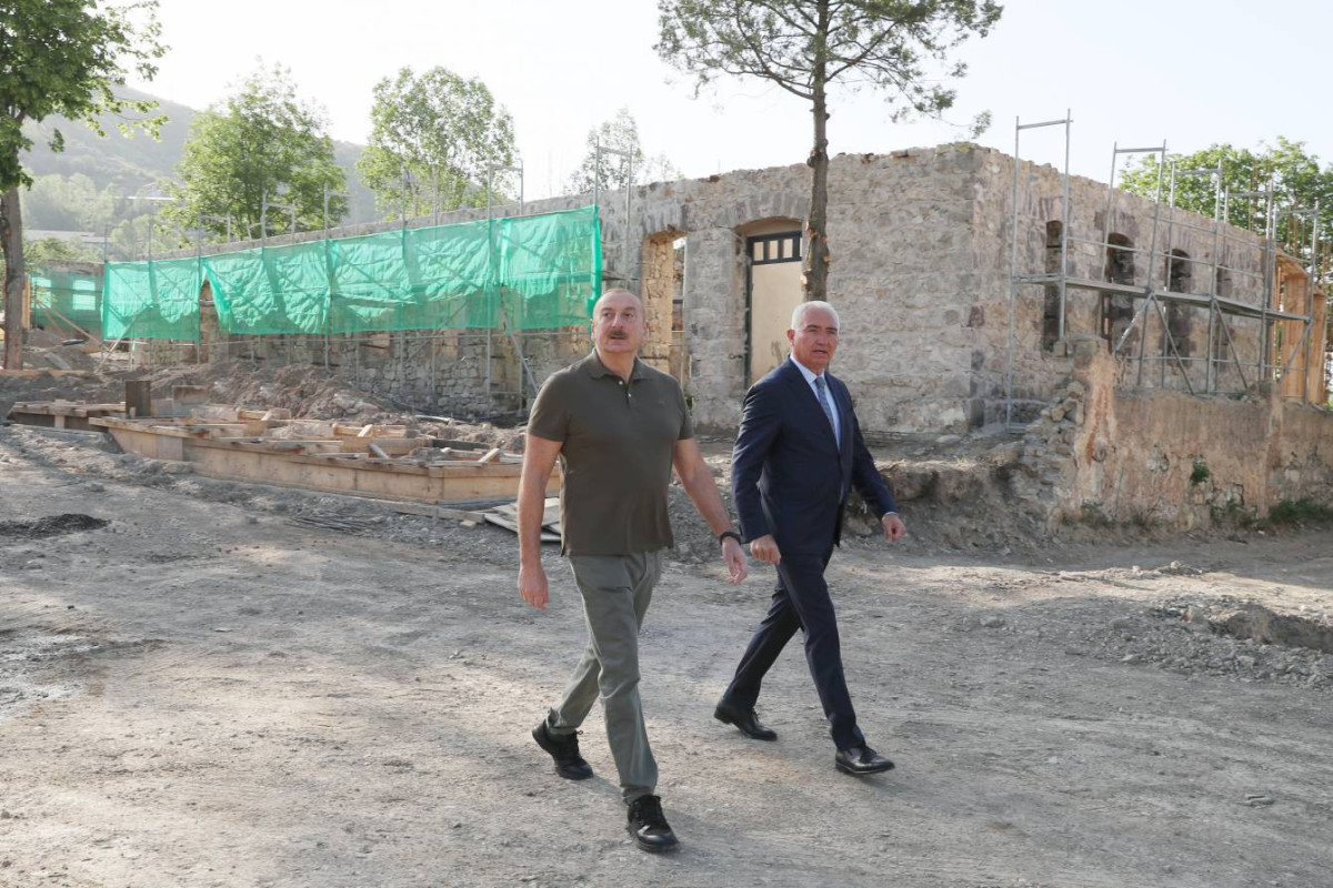 Президент Ильхам Алиев принял участие в ряде мероприятий в городе Лачин-ФОТО 