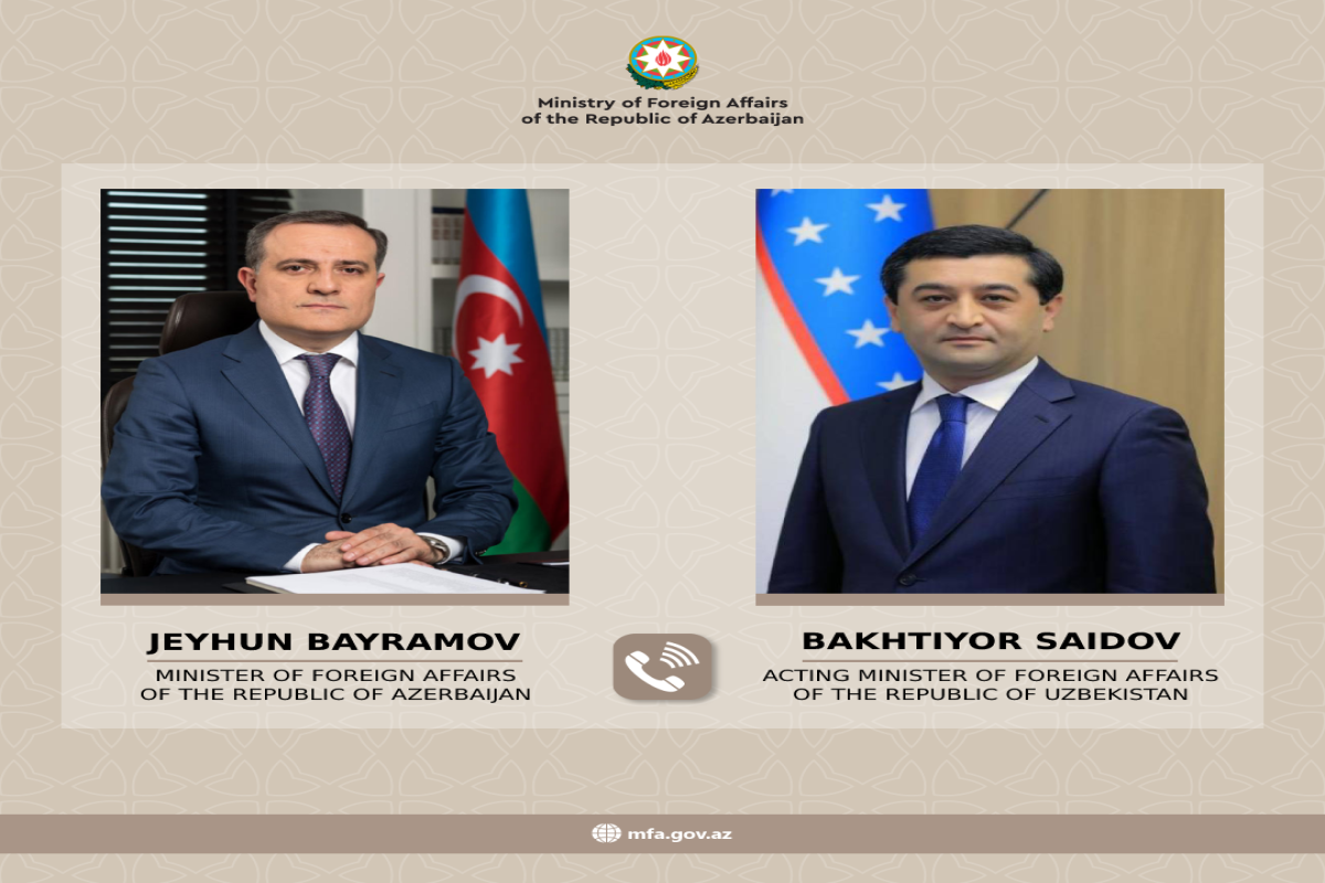 Состоялся телефонный разговор между главами МИД Азербайджана и Узбекистана