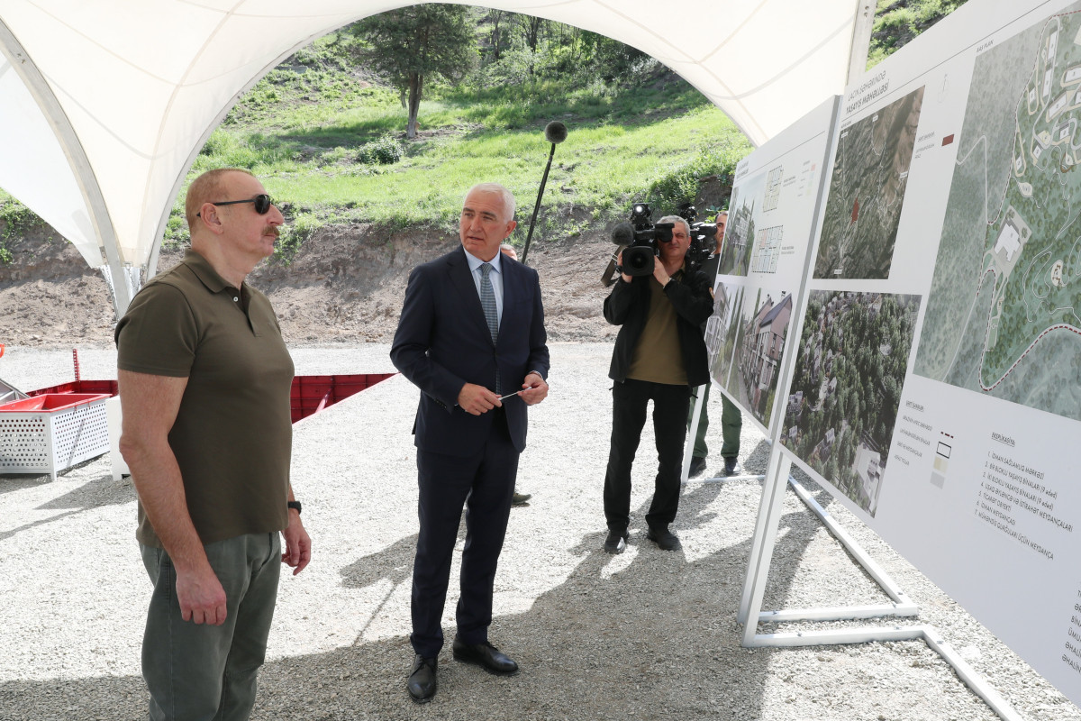 Президент Азербайджана заложил фундамент первого многоквартирного жилого квартала в городе Лачин-ОБНОВЛЕНО 
