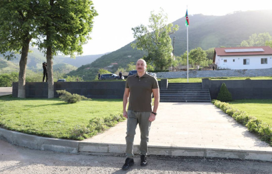Президент Ильхам Алиев принял участие в ряде мероприятий в городе Лачин-ФОТО 