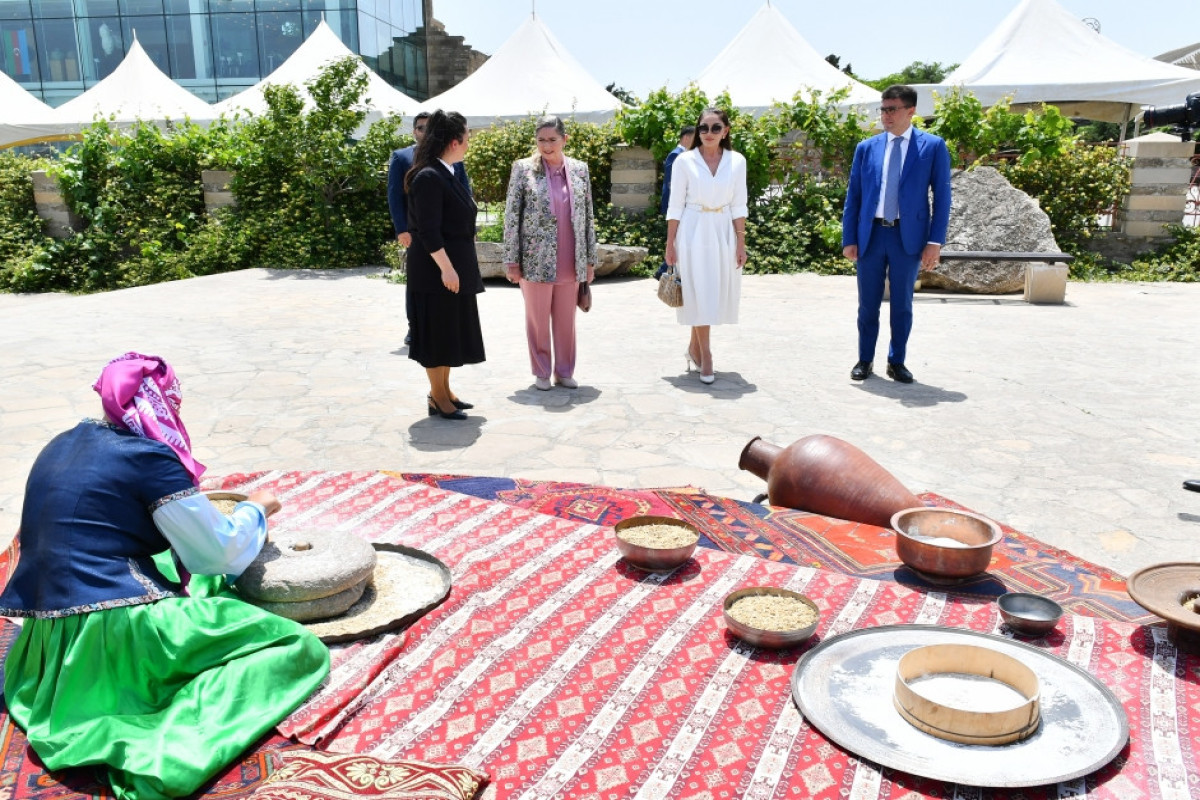 Первые леди Азербайджана и Израиля посетили Археолого-этнографический музейный комплекс «Гала»-ФОТО 