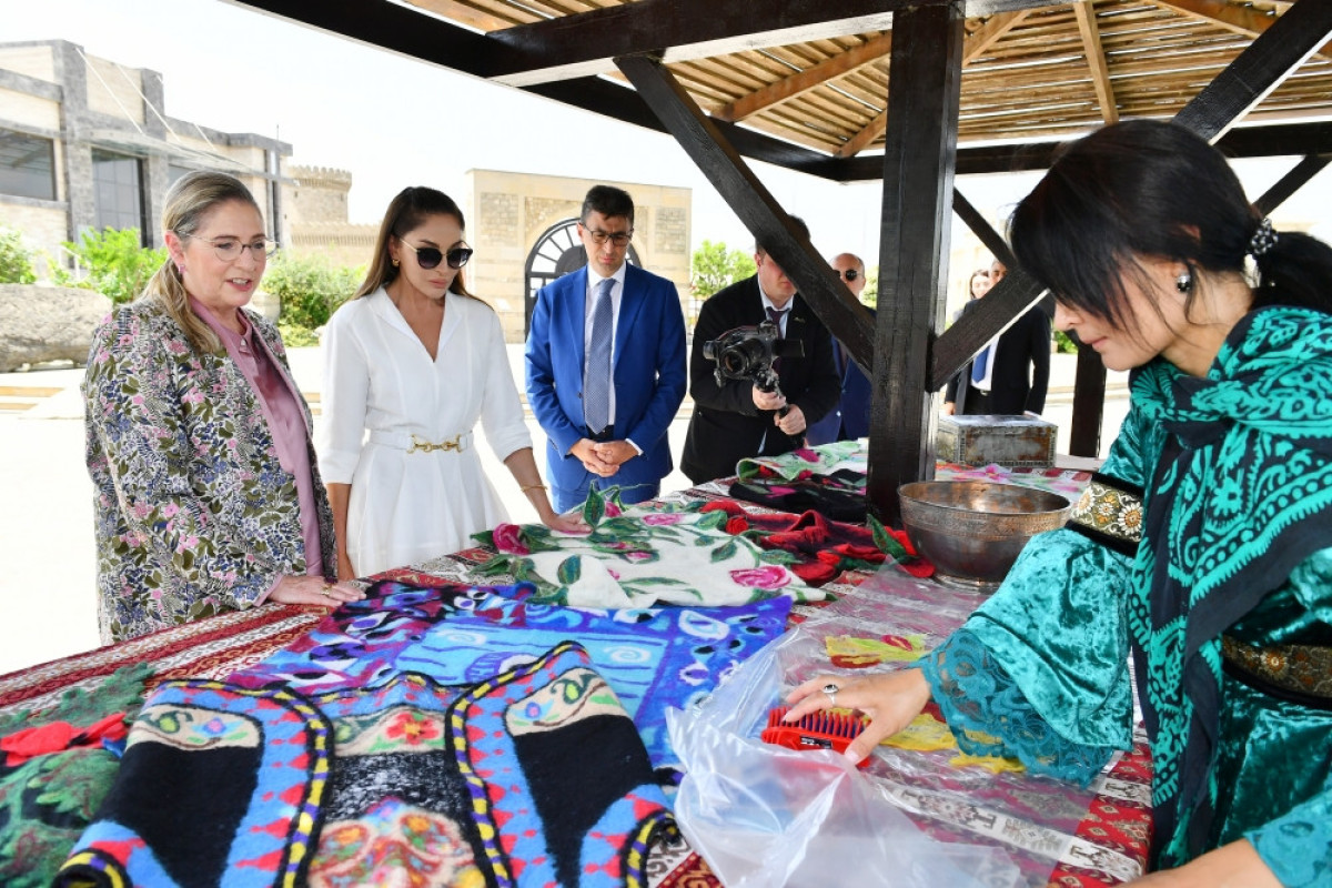 Первые леди Азербайджана и Израиля посетили Археолого-этнографический музейный комплекс «Гала»-ФОТО 