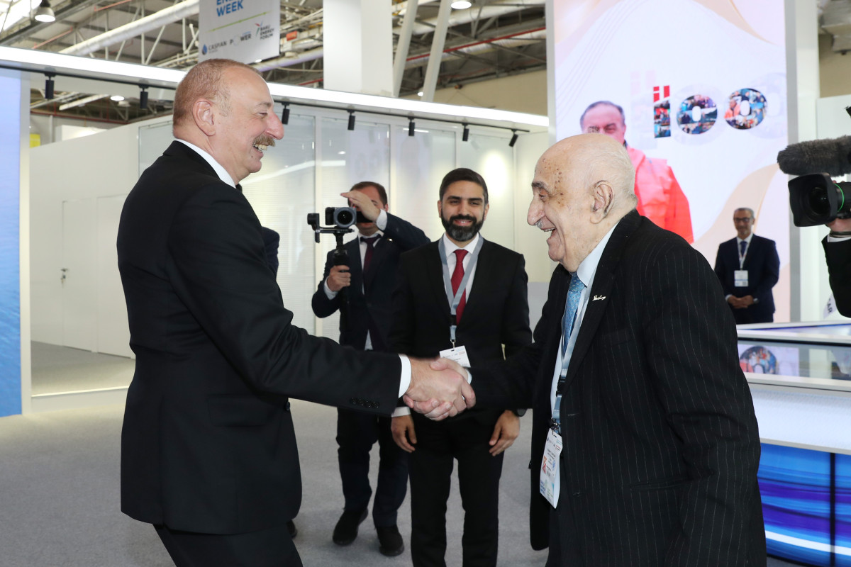 Ильхам Алиев выступил на церемонии открытия 28-й Международной выставки «Нефть и газ Каспия»
