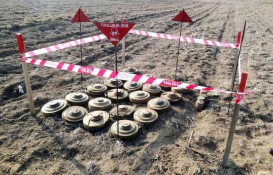 На освобожденных территориях Азербайджана в октябре обнаружено почти 1700 мин