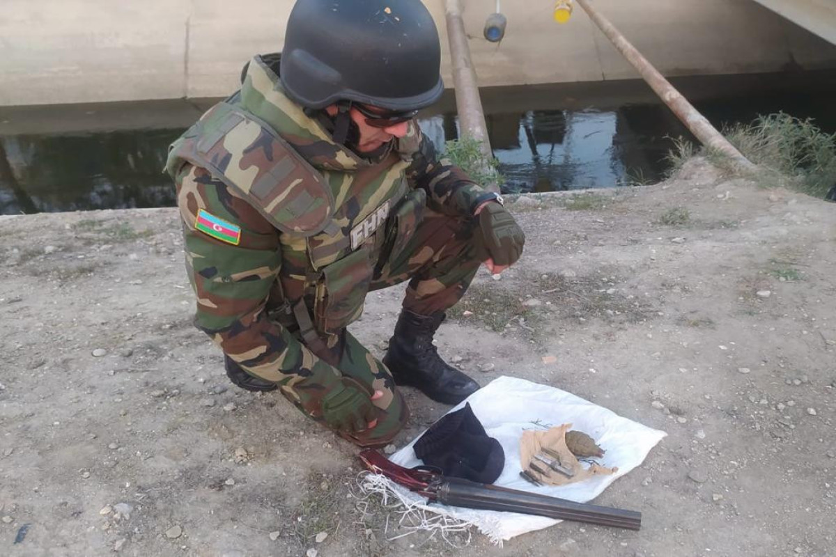 В бакинском поселке Бина обнаружены боеприпасы и оружие