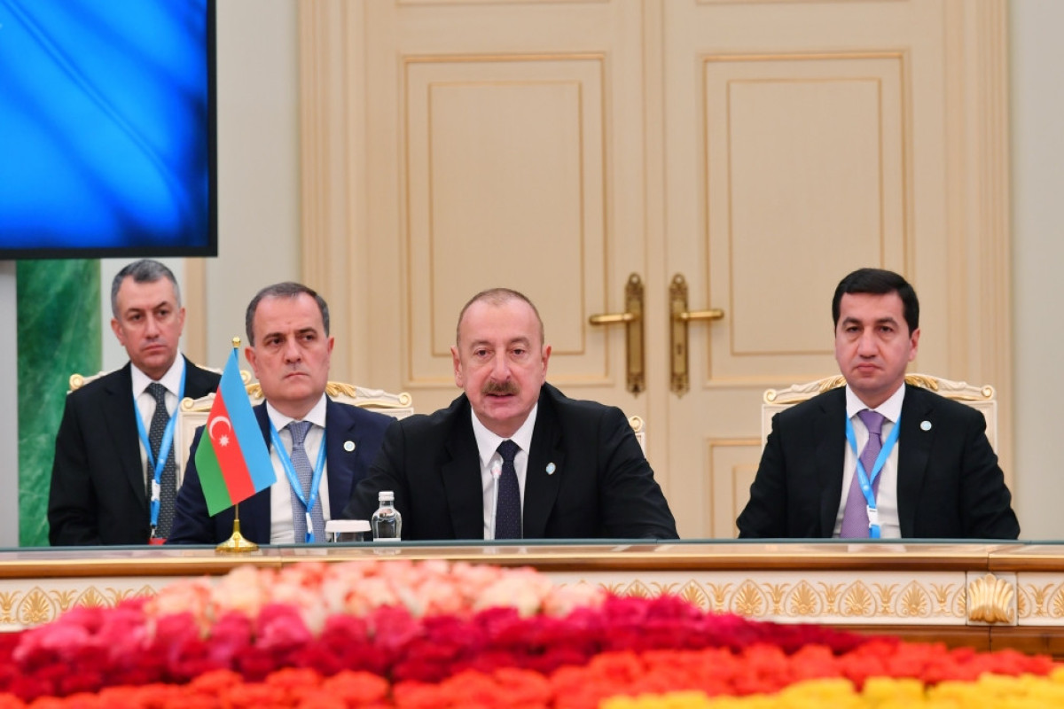 Ильхам Алиев выступил на 10-ом юбилейном саммите ОТГ-ФОТО 