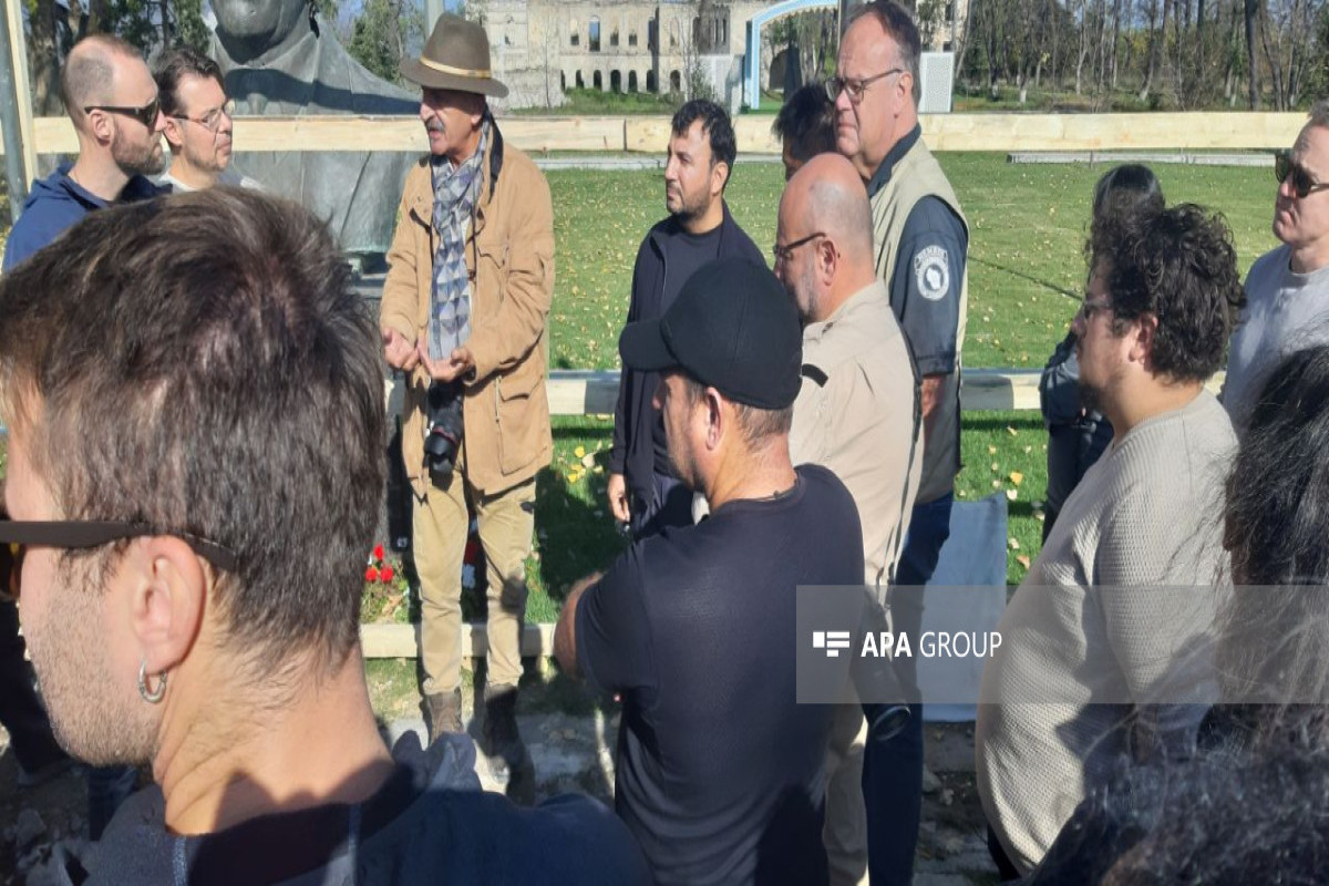 Иностранные путешественники находятся в Шуше-ФОТО 