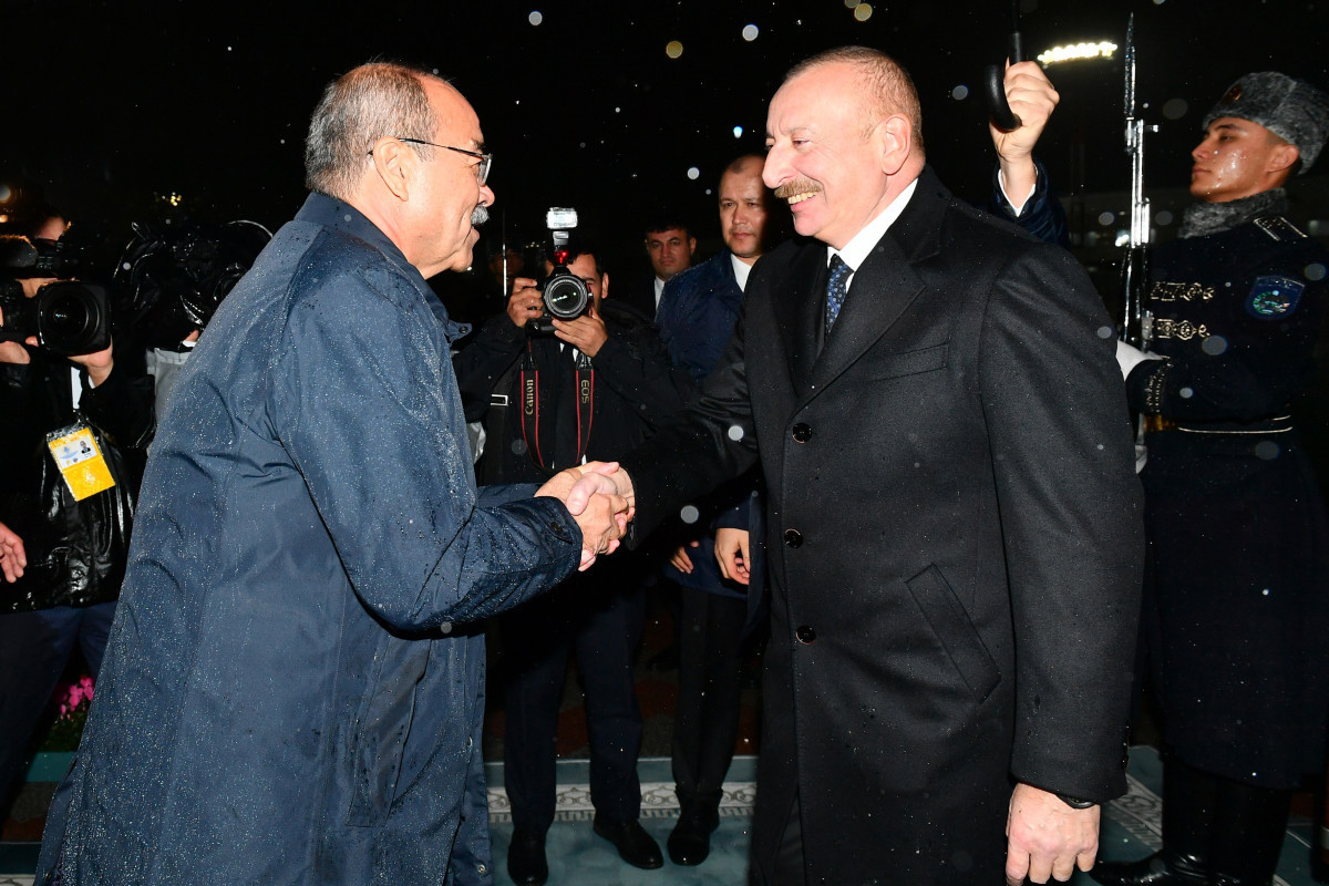 Президент Азербайджана Ильхам Алиев совершил визит в Узбекистан-ФОТО 
