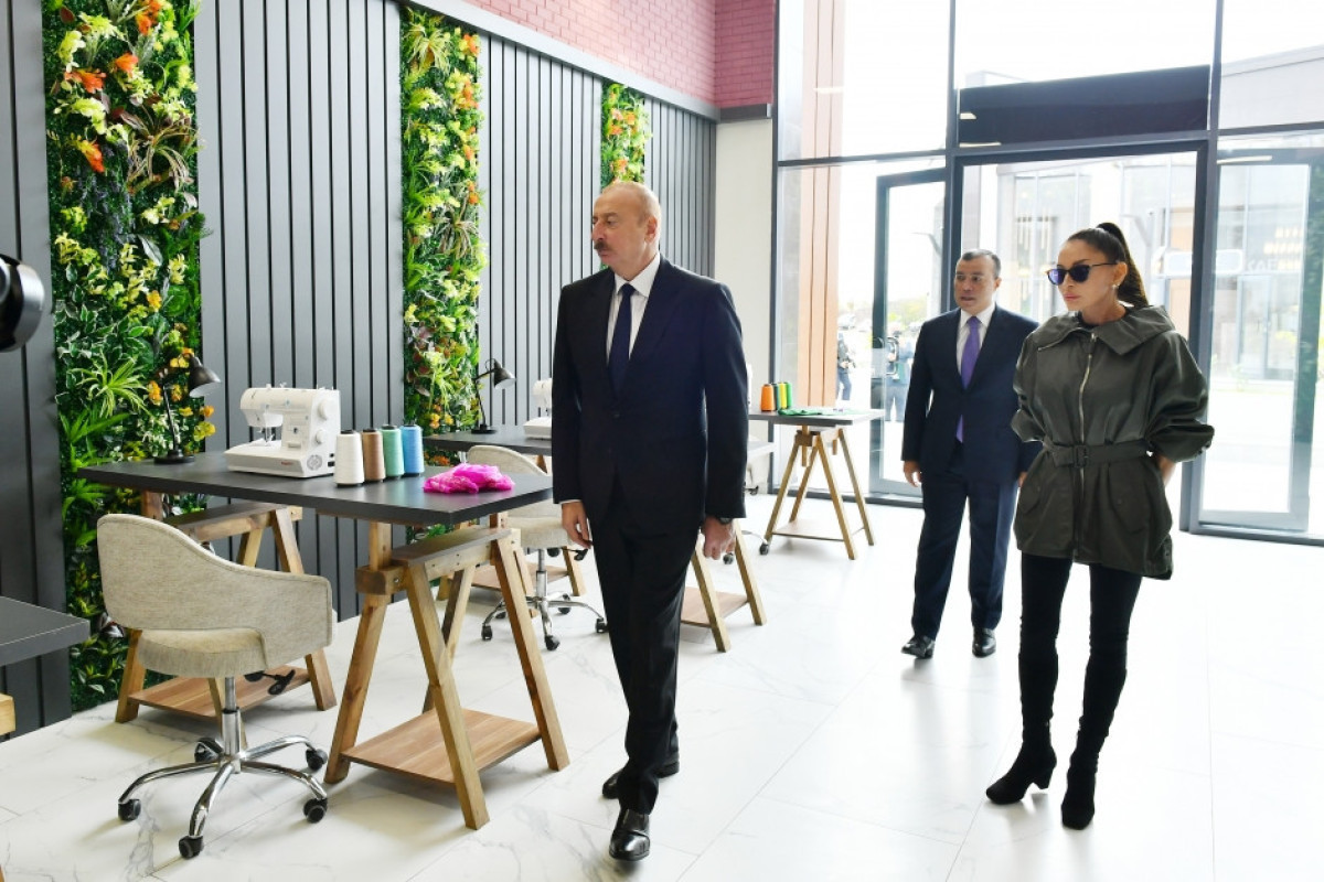 Президент Ильхам Алиев и первая леди Мехрибан Алиева находятся с визитом в Исмаиллы-ФОТО 