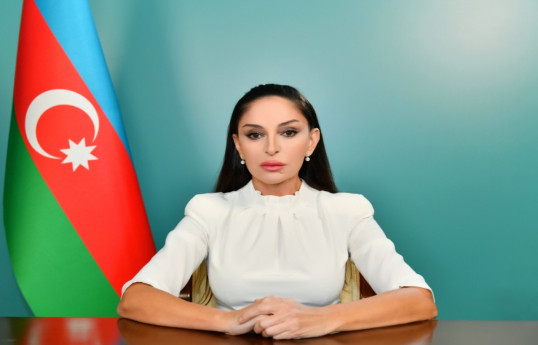 Мехрибан Алиева обратилась к участникам заседания «Единое сердце для Палестины»