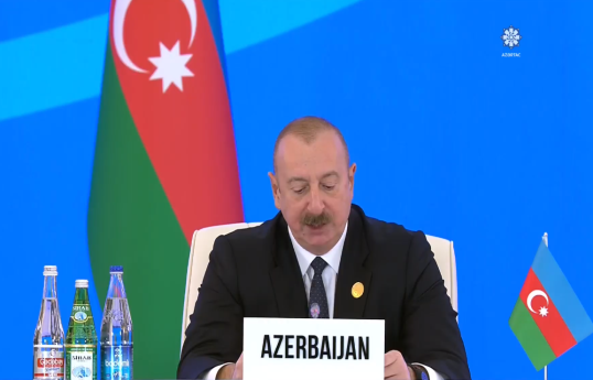 Ильхам Алиев: В мире немало безуспешных стран, которые хотят служить нескольким хозяевам, одна из них–Армения
 