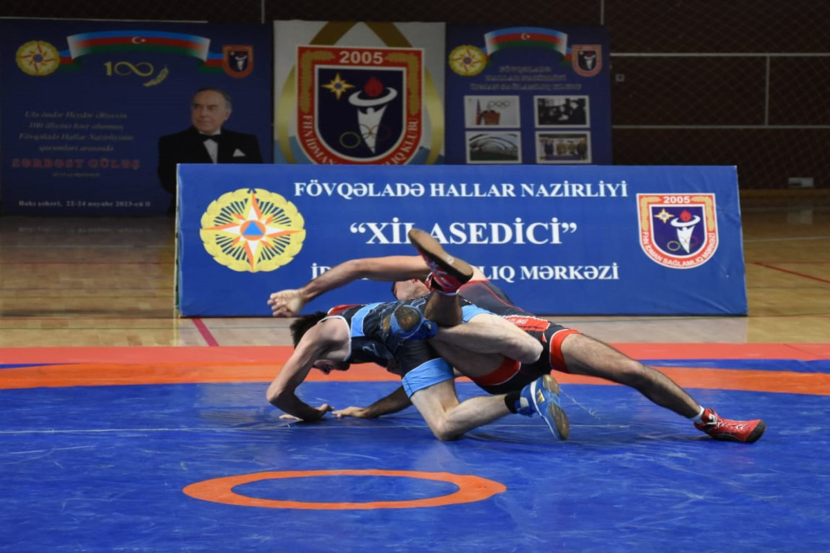 Состоялся чемпионат по вольной борьбе, посвященный 100-летию Гейдара Алиева