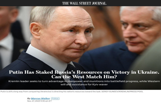 The Wall Street Journal: Пока что Россия войну не выигрывает