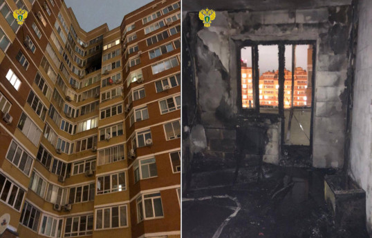 Экс-лидер армянской ОПГ с женой выпали с 11 этажа, спасаясь от пожара-ОБНОВЛЕНО -ВИДЕО 