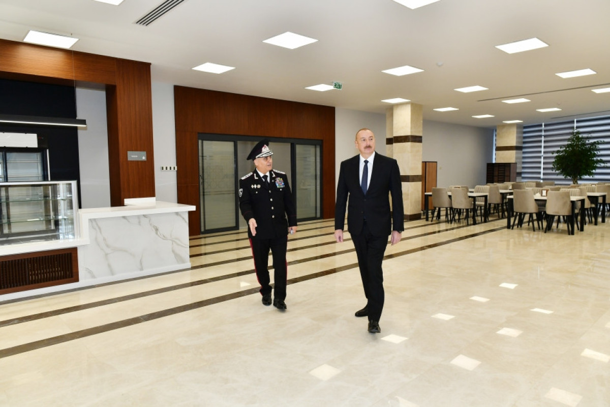 Ильхам Алиев принял участие в открытии новых административных зданий СГБ-ФОТО 