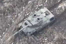 ВСУ потеряли немецкий Leopard 1A5 - Forbes -ВИДЕО 