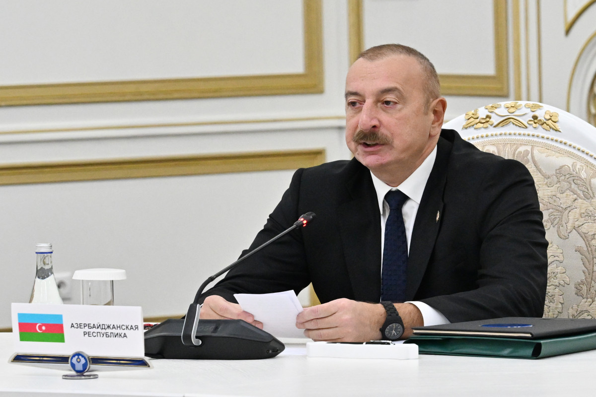 Ильхам Алиев выступил на заседании Совета глав государств СНГ в Бишкеке-ВИДЕО 