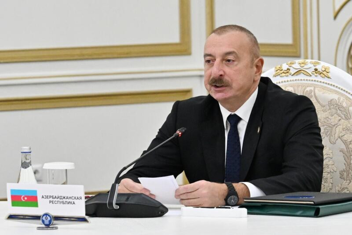 Ильхам Алиев выступил на заседании Совета глав государств СНГ в Бишкеке-ВИДЕО 