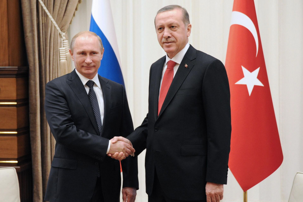 Путин поздравил Эрдогана