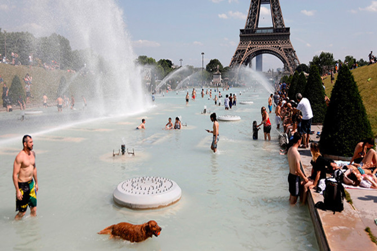Во Франции объявили оранжевый уровень угрозы из-за жары