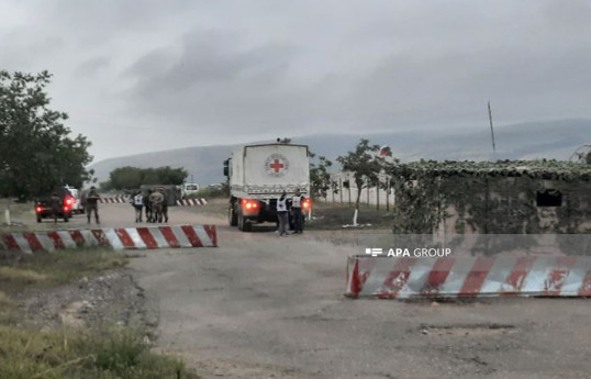 Автомобили МККК пересекли пост РМК на Агдамской дороге и направились в Ханкенди-ФОТО -ВИДЕО -ОБНОВЛЕНО 1 