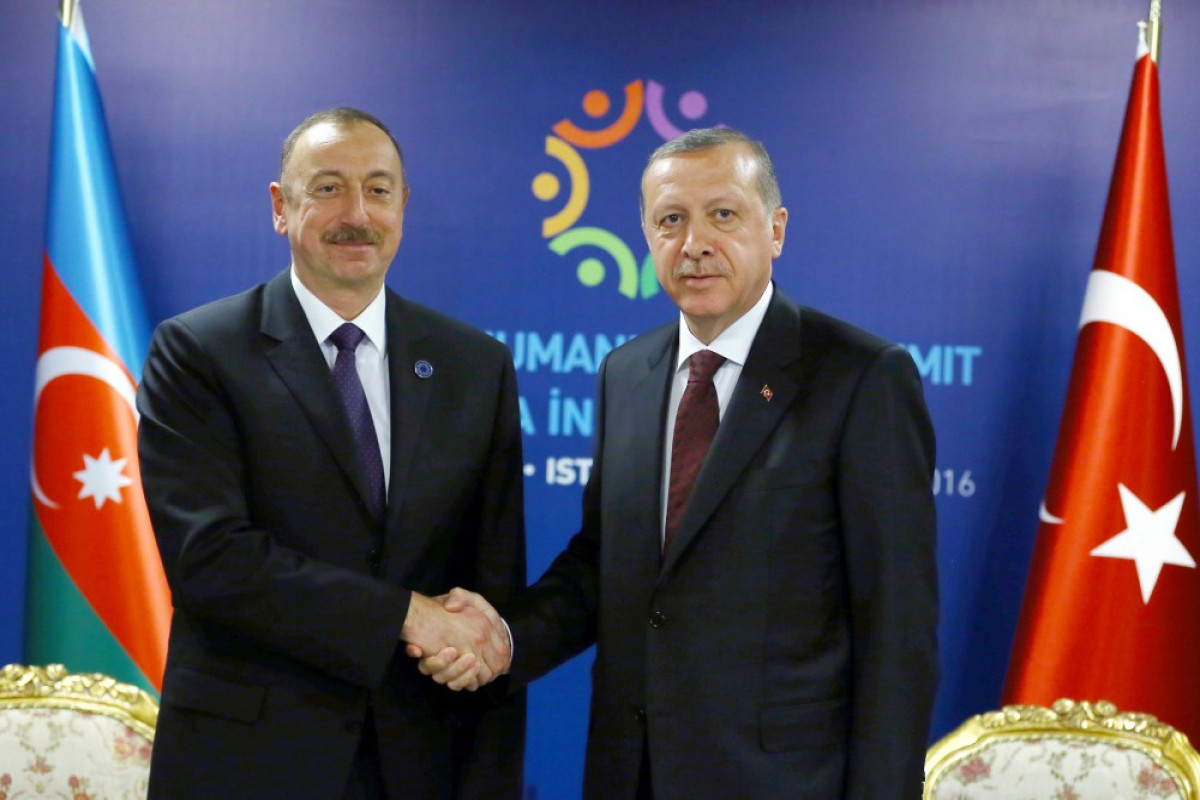 Президент Азербайджана поблагодарил Реджепа Тайипа Эрдогана