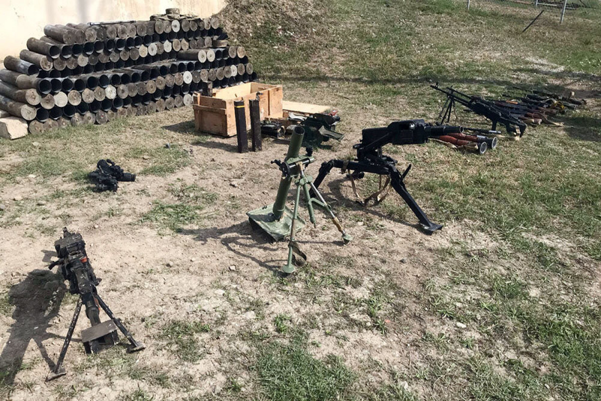 Сколько оружия и боевой техники конфисковано в Карабахском регионе Азербайджана - СПИСОК 