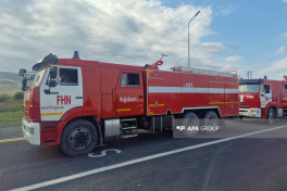 В сторону Ханкенди направлена техника и личный состав МЧС Азербайджана для локализации пожара-ФОТО -ВИДЕО 
