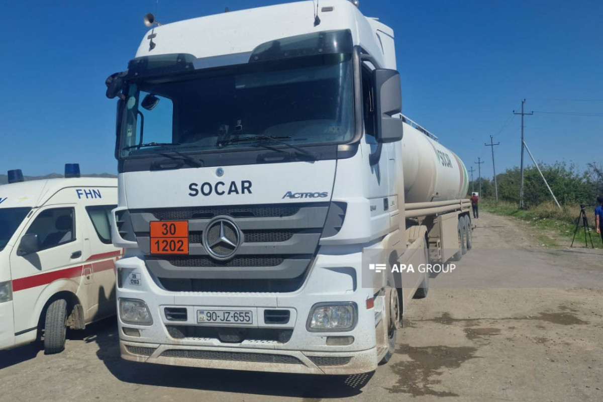 В Ханкенди из Агдама отправлен еще один автомобиль SOCAR с топливом-ФОТО -ВИДЕО 