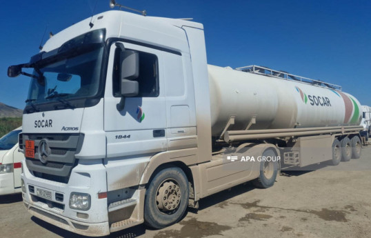 В Ханкенди из Агдама отправлен еще один автомобиль SOCAR с топливом-ФОТО -ВИДЕО 