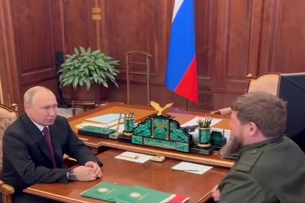 Кадыров засветился на встрече с Путиным-ВИДЕО