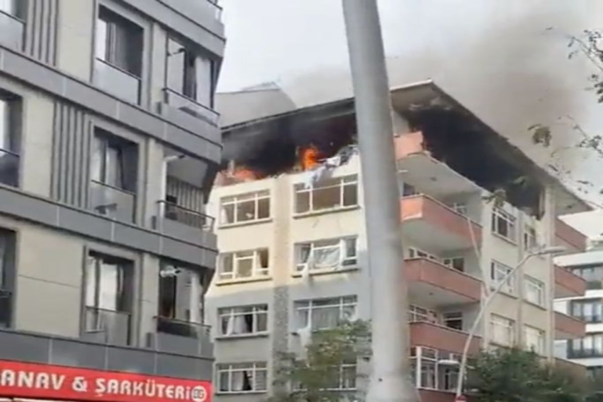 В жилом здании в Стамбуле прогремел взрыв-ФОТО -ВИДЕО 
