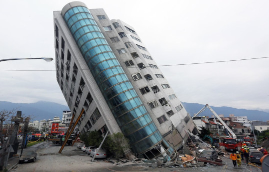 Сейсмолог: Мощность землетрясения на Тайване была равна силе 32 ядерных бомб 