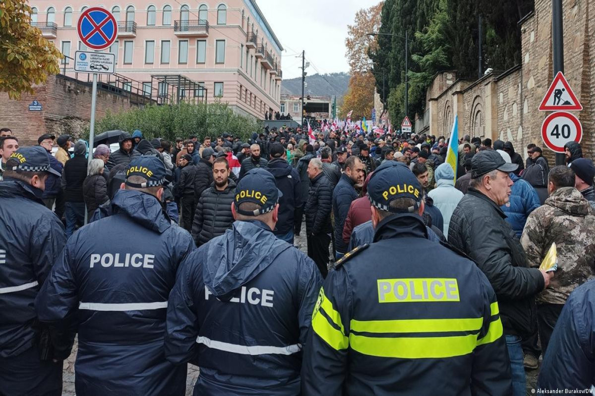 В Тбилиси прошла акция протеста против законопроекта об иноагентах