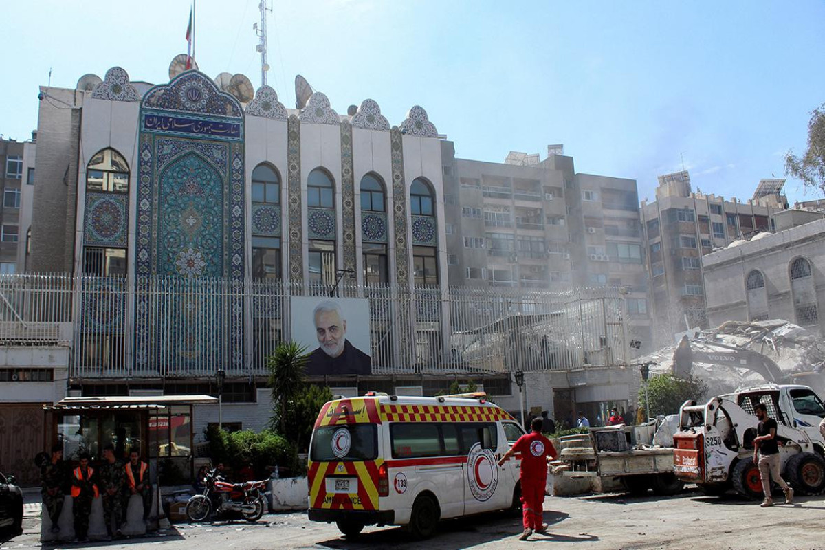 Консульство Ирана в Дамаске снова заработало после атаки